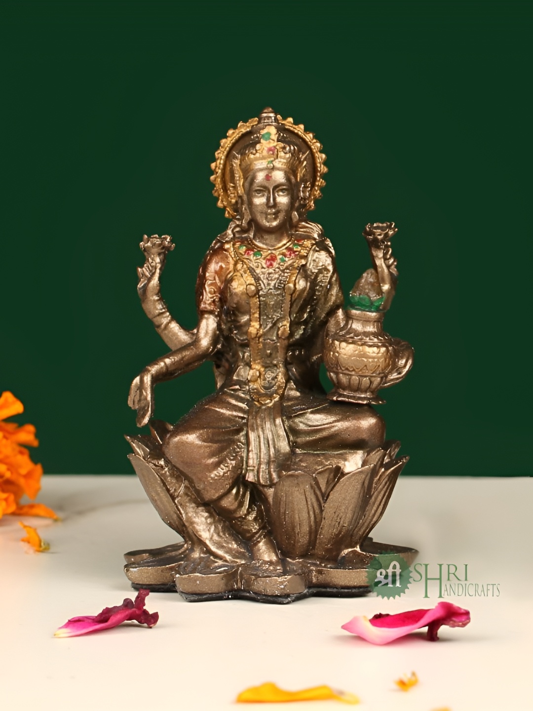 

INDICAST Copper-Toned Religious Idol Showpiece