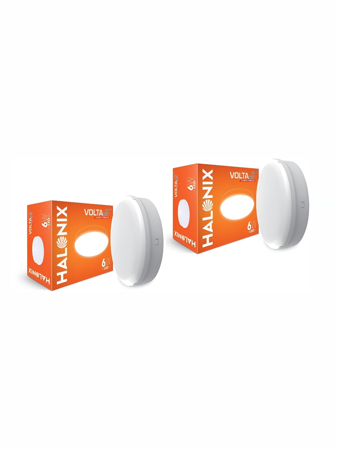 

Halonix White 2 Pieces Traditional surface Downlighter 6W Lamp