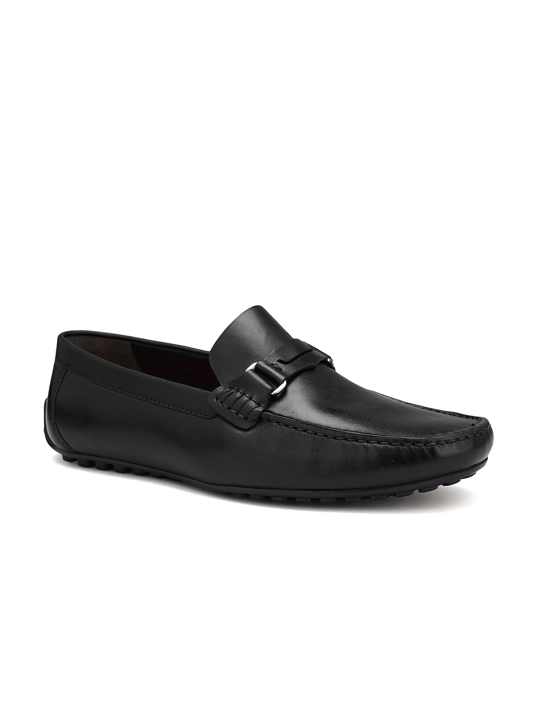 

ROSSO BRUNELLO Men Leather Loafers, Black