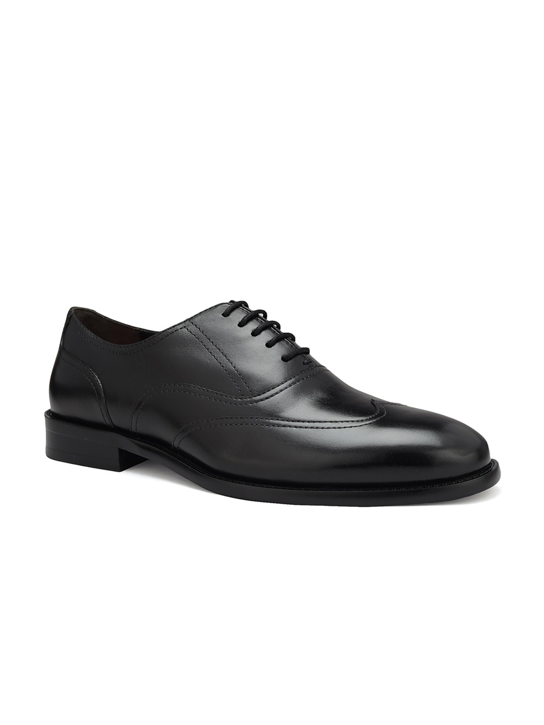 

ROSSO BRUNELLO Men Leather Formal Derbys, Black