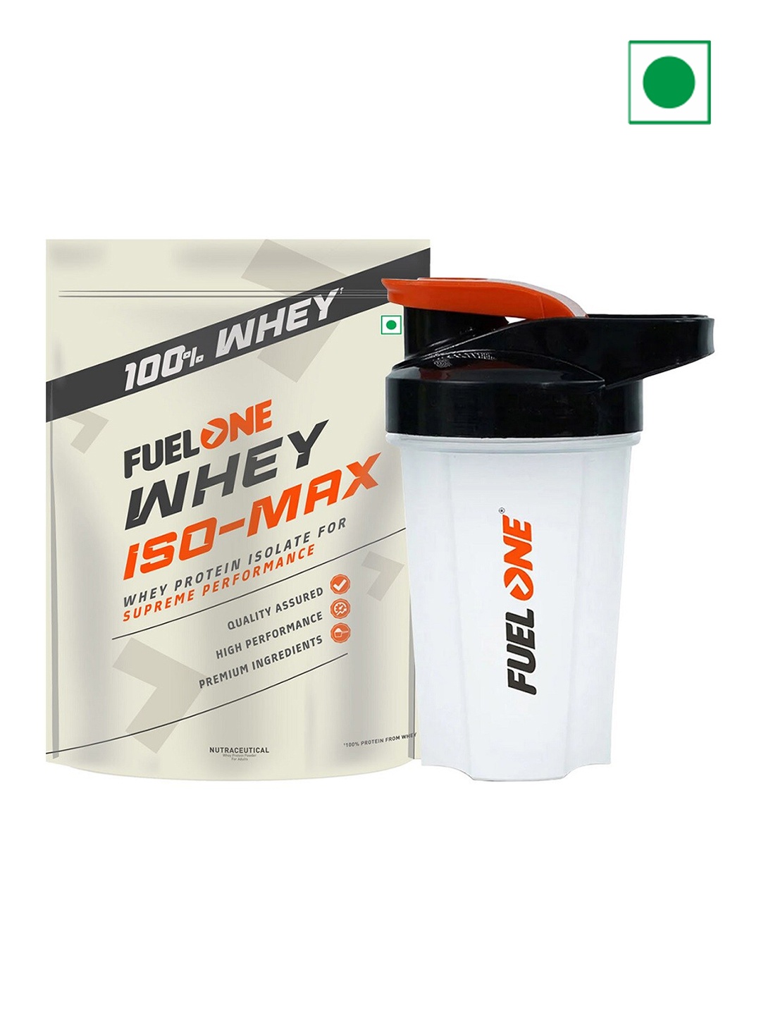 

FUEL ONE Fuel One Whey Iso-Max-1Kg With Fuel One Shaker-500 Ml, Yellow