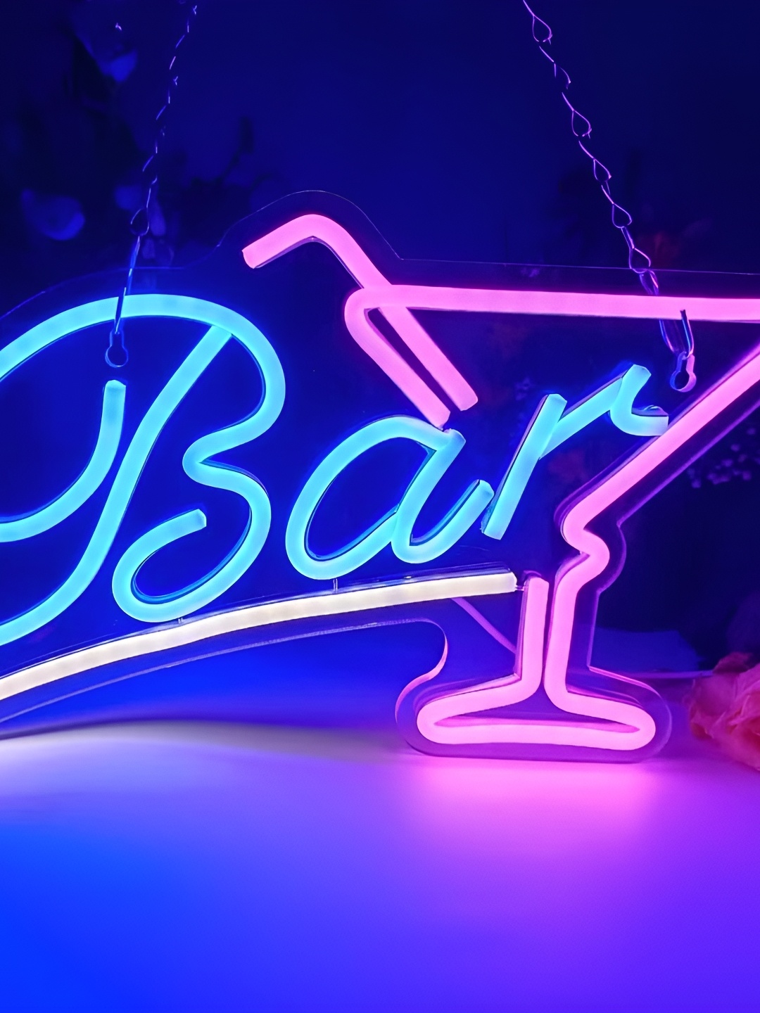 

Neon signs india Green Textured String Light