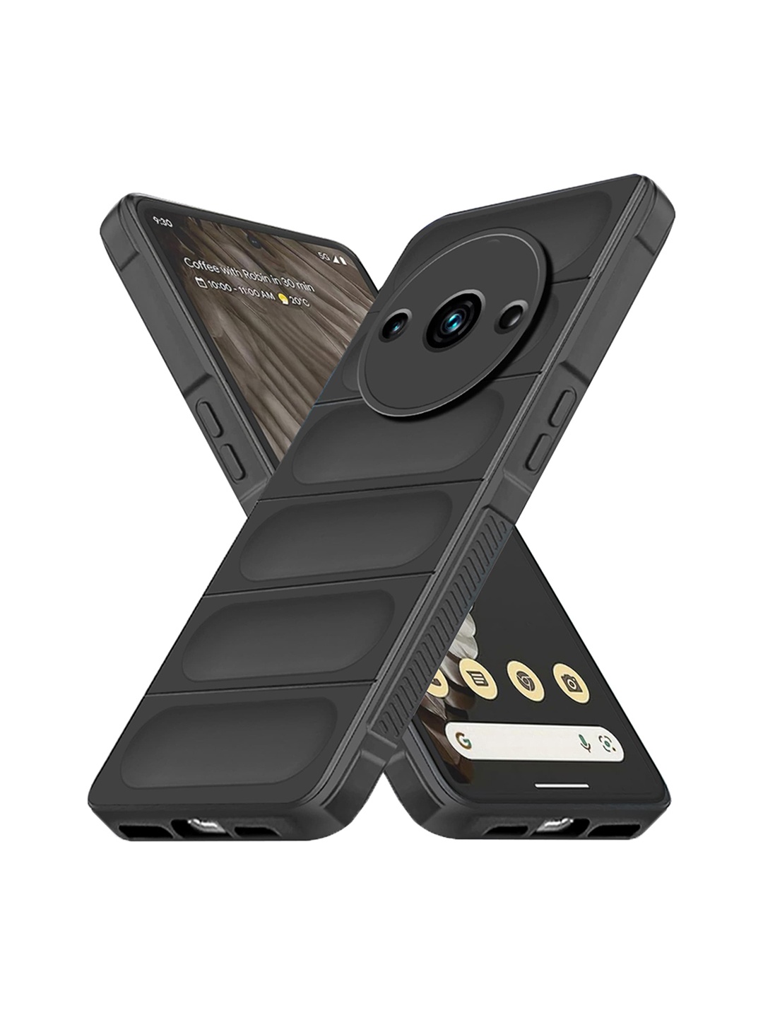

Karwan Redmi A3 Back Case Mobile Accessories, Black