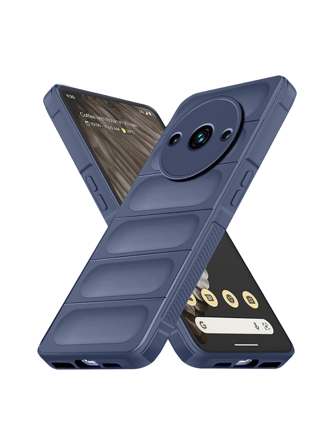 

Karwan Redmi A3 Back Case Mobile Accessories, Blue