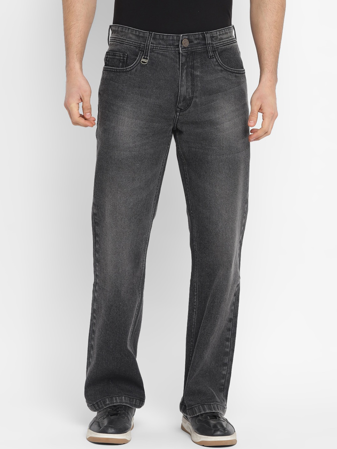 

Red Chief Men Bootcut Heavy Fade Jeans, Black