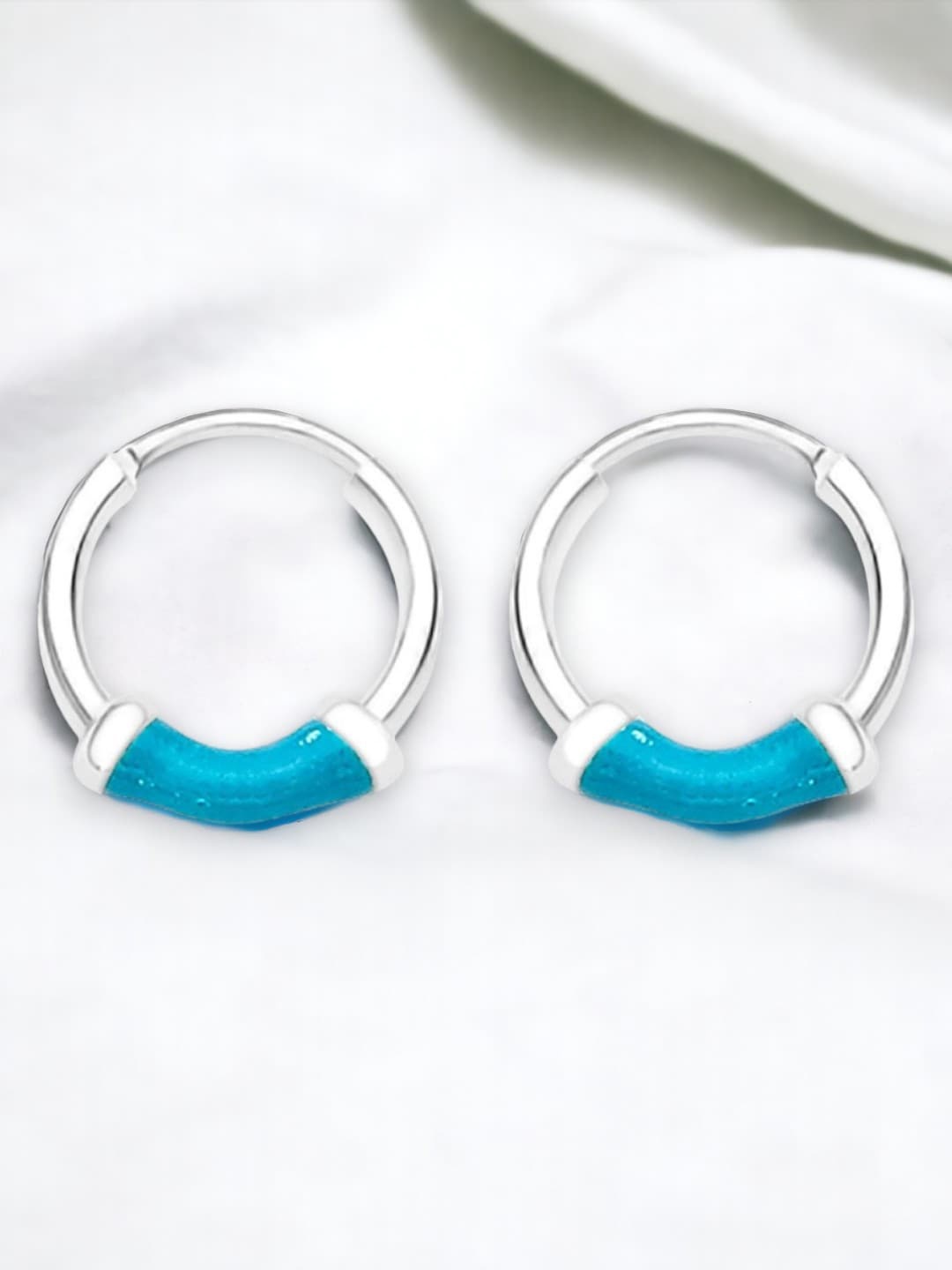 

Taraash 925 Sterling Silver Circular Hoop Earrings