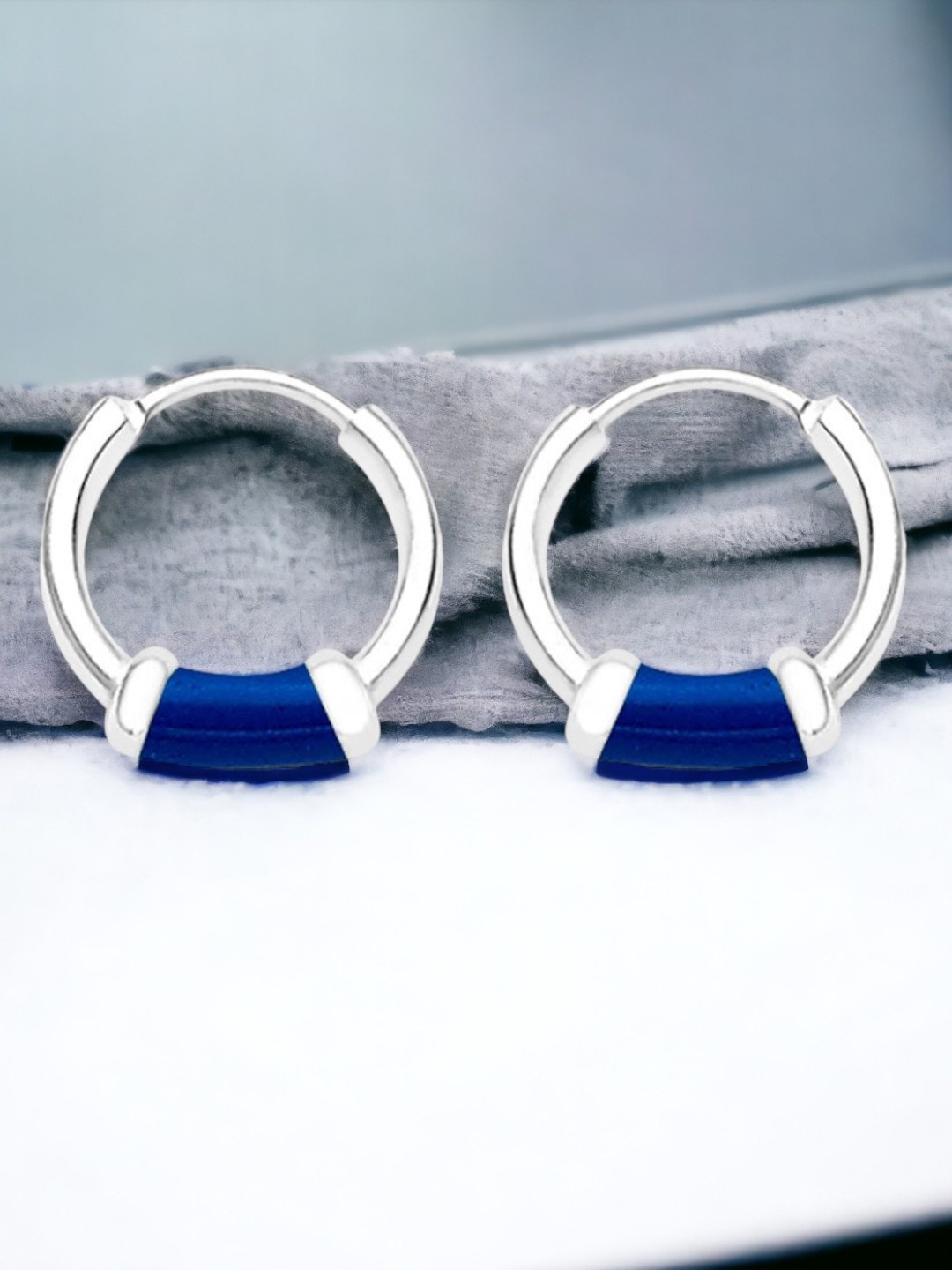 

Taraash 925 Sterling Silver Circular Hoop Earrings