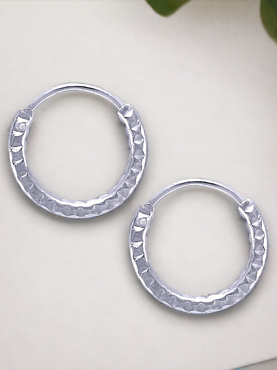 

Taraash Girls 925 Sterling Silver Circular Hoop Earrings