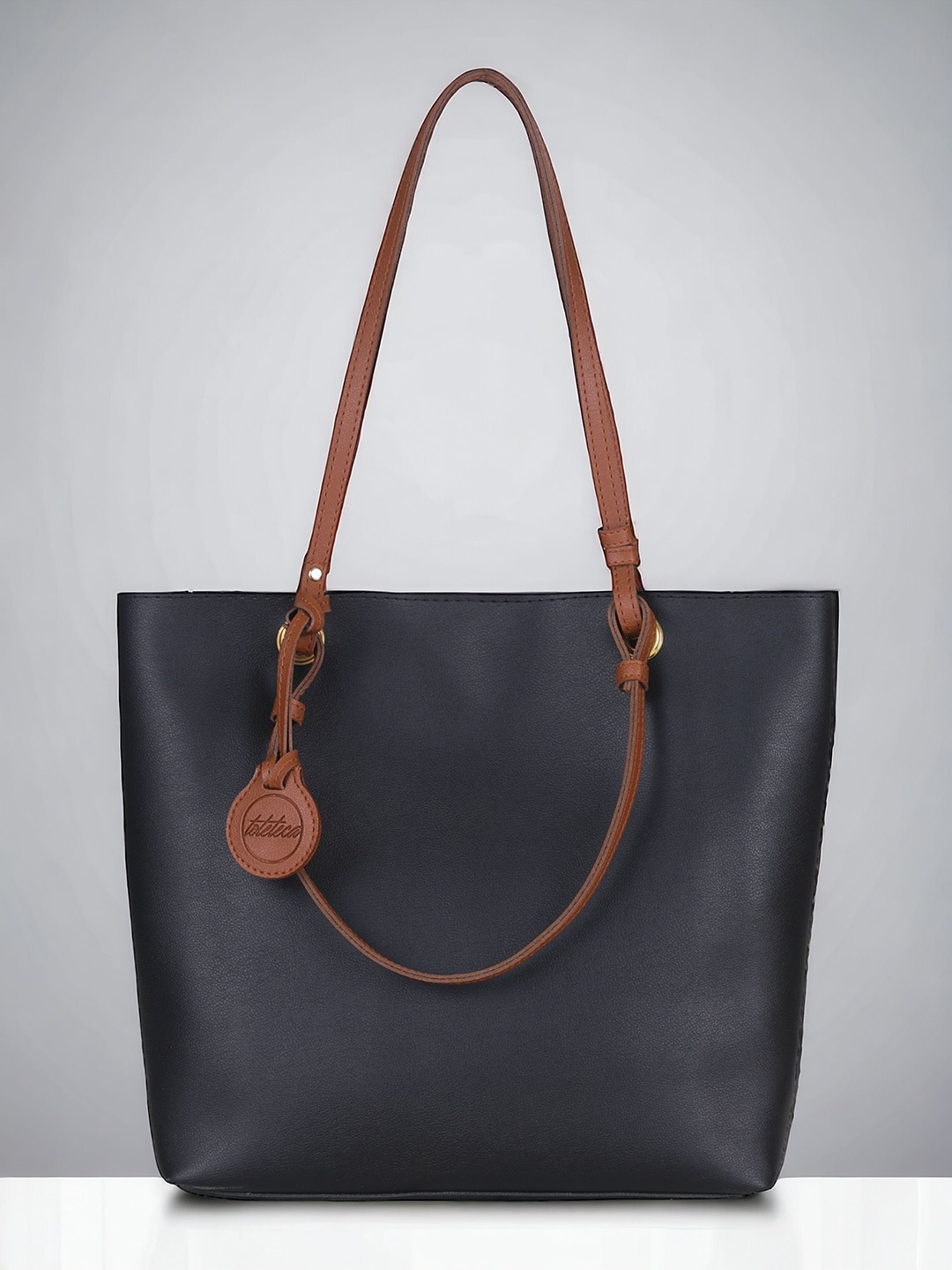 

Toteteca PU Structured Shoulder Bag, Black