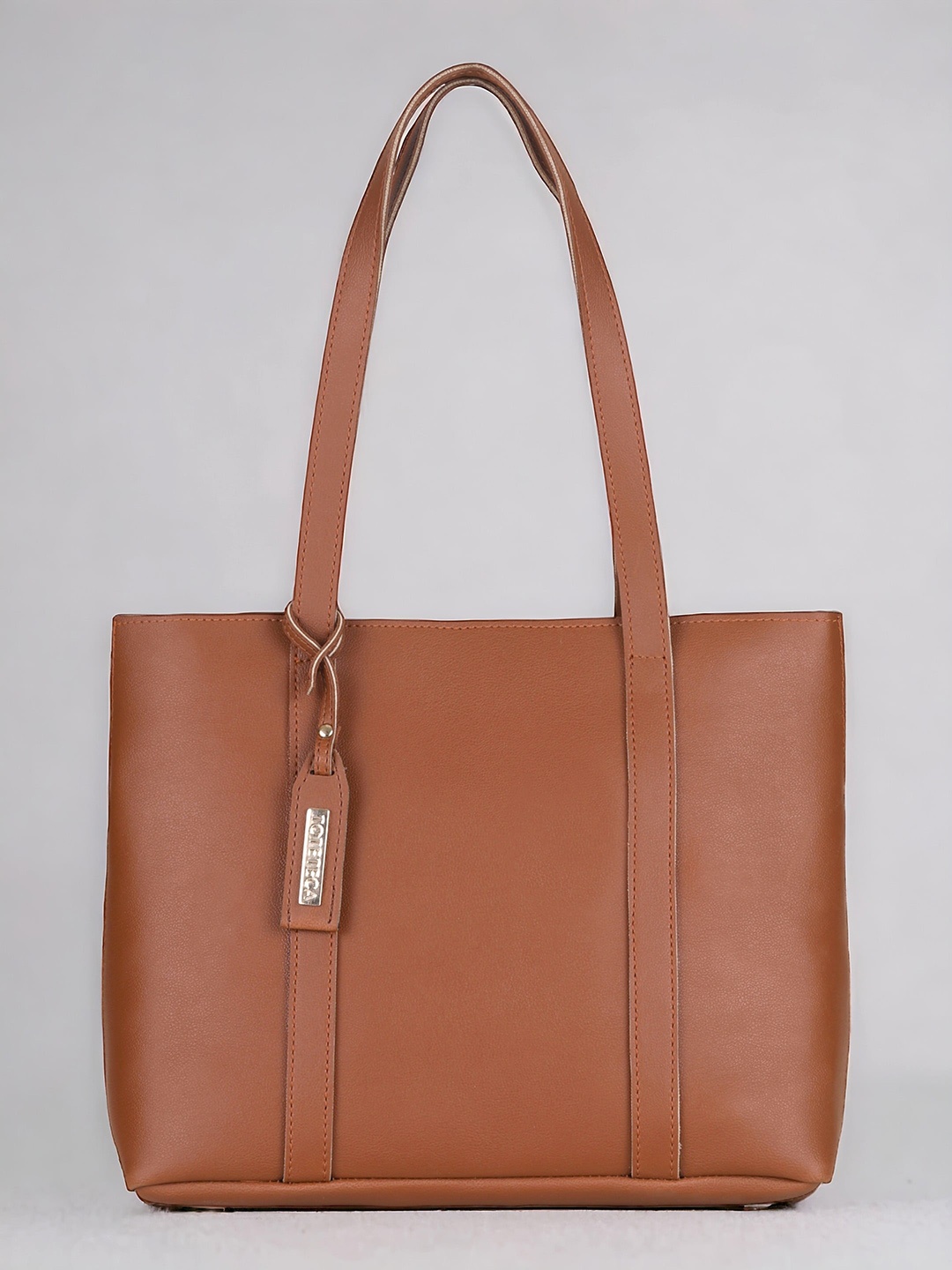 

Toteteca Structured Shoulder Bag, Tan
