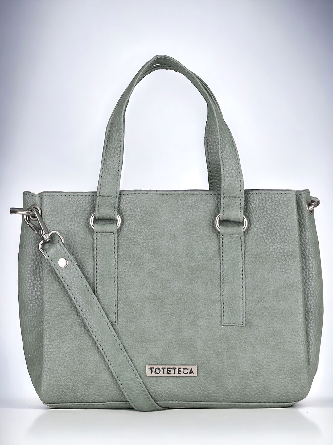

Toteteca Textured Shopper Handheld Bag, Green
