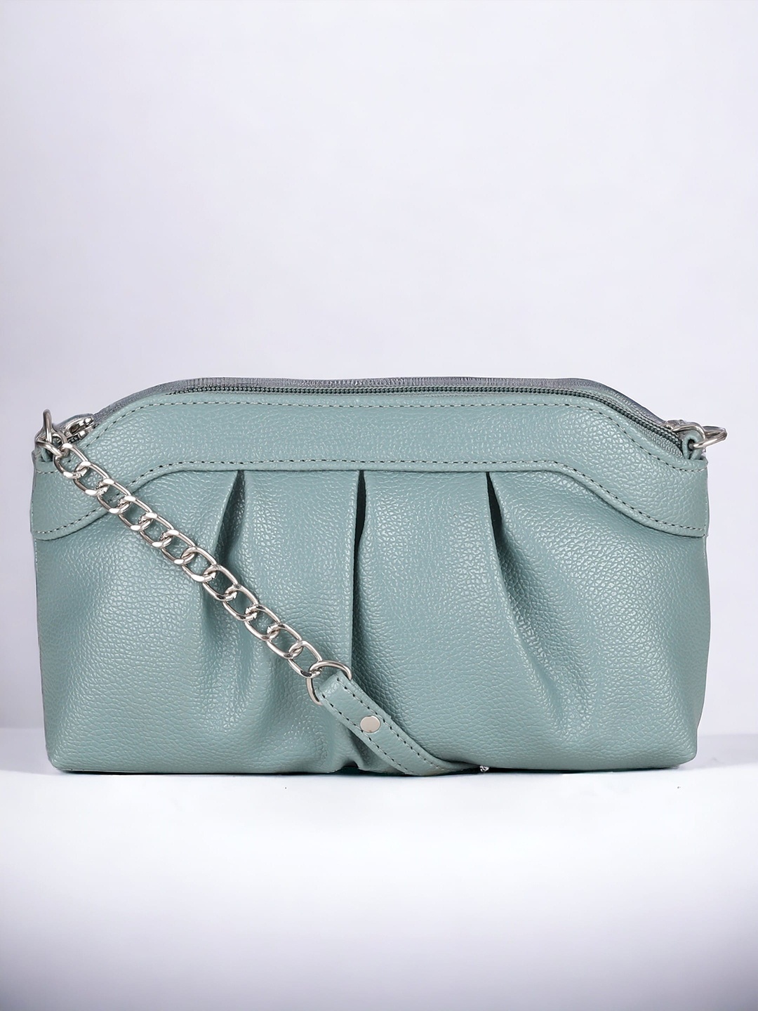 

Toteteca Textured Structured Sling Bag, Green