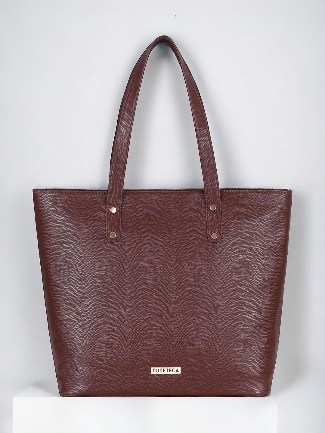 

Toteteca Structured Shoulder Bag, Brown