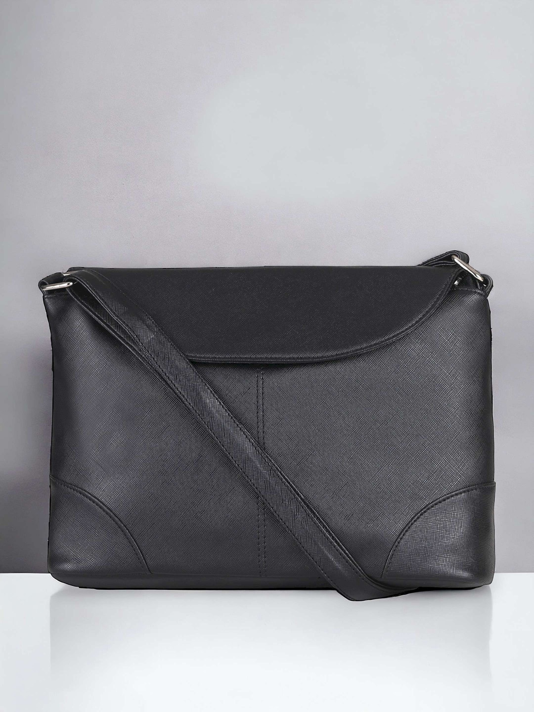 

Toteteca Textured Structured Sling Bag, Black