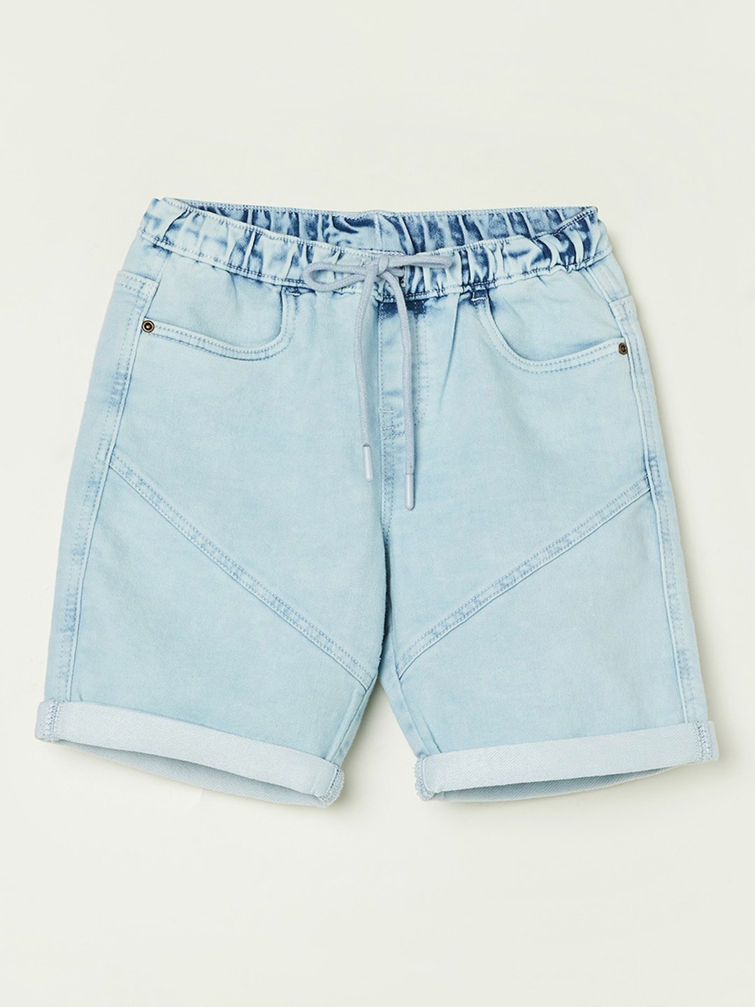 Fame Forever by Lifestyle Boys Mid-Rise Denim Shorts, Blue
