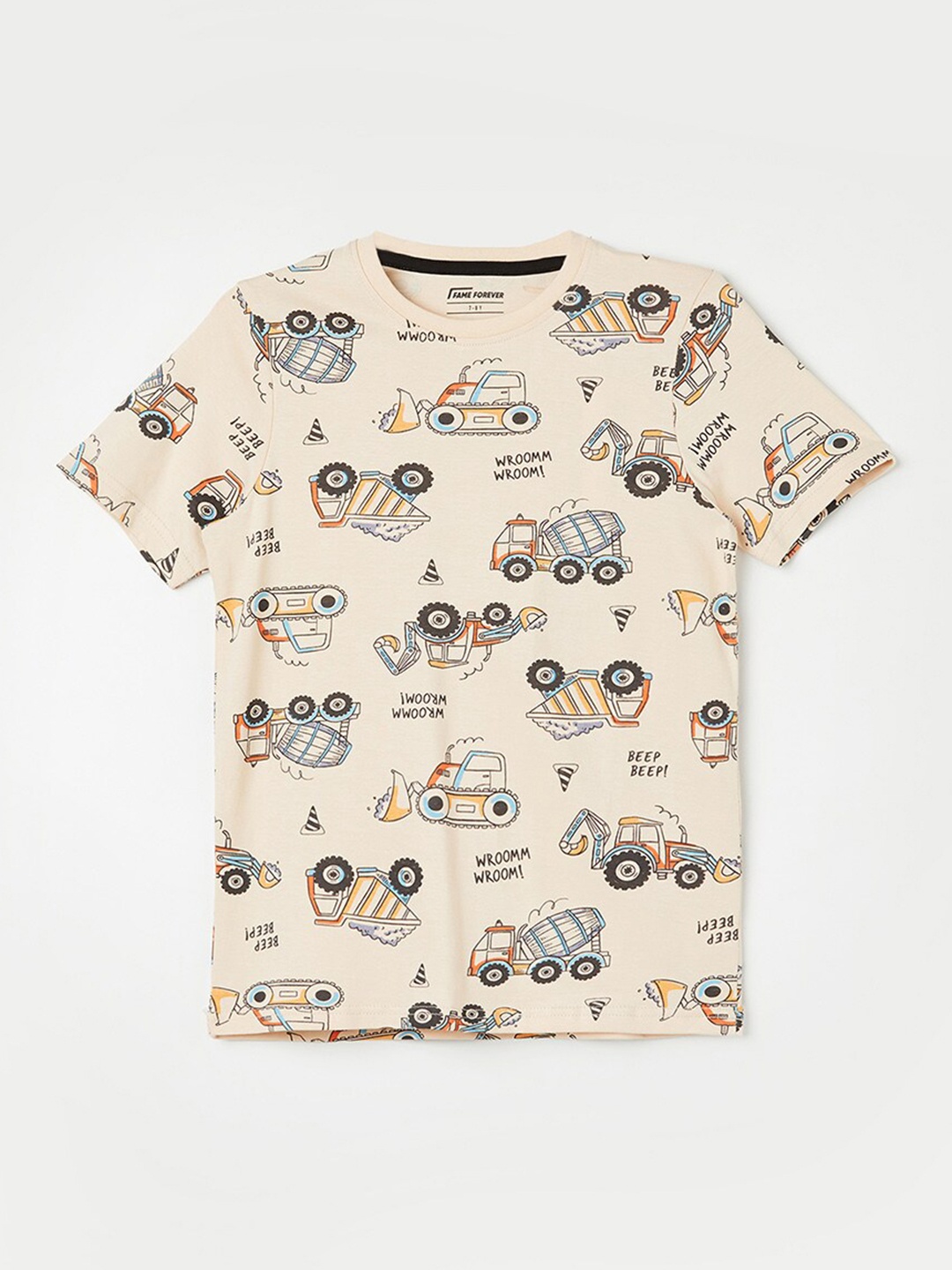 

Fame Forever by Lifestyle Boys Conversational Printed Cotton T-shirt, Pink