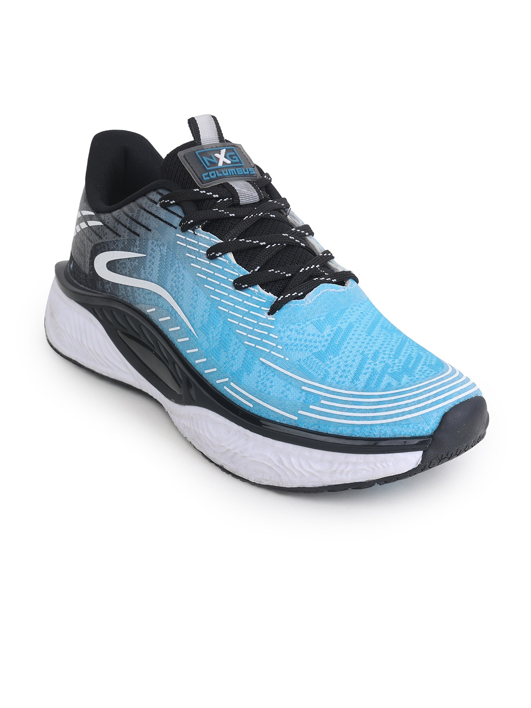 Columbus Men SUBWAY Running Shoes, Black
