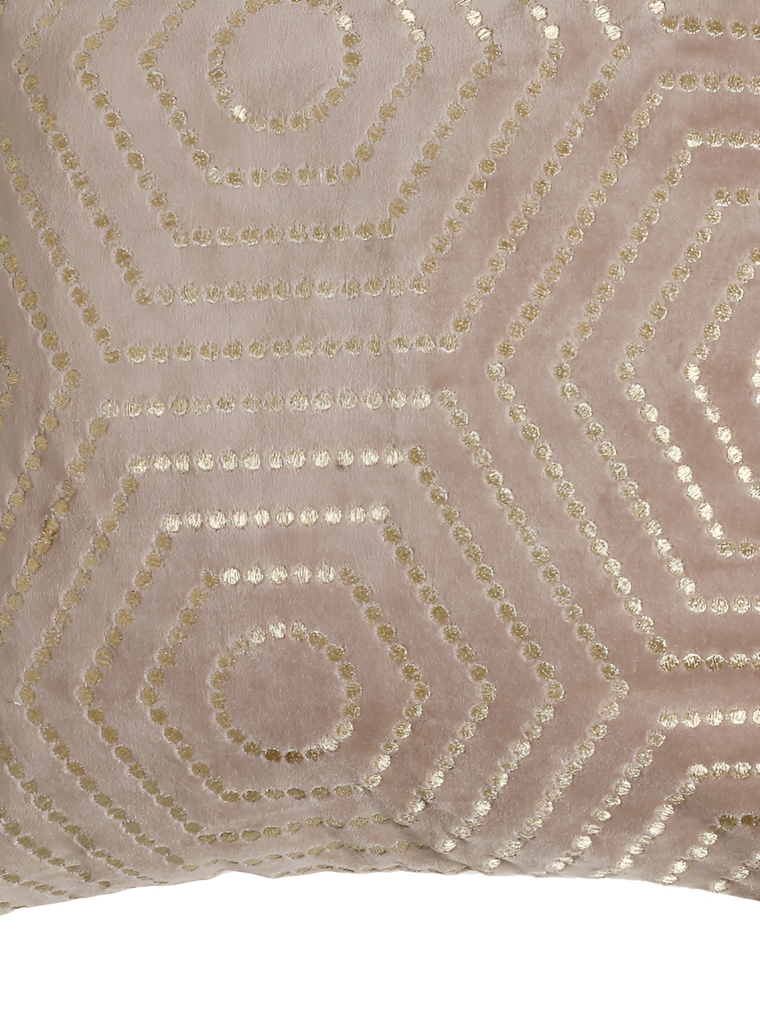 

Amoliconcepts Brown & Gold-Toned Cotton Embroidered Square Cushion Covers