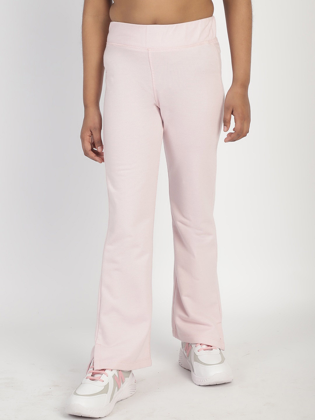 

Rute Girls Cotton High-Rise Track Pants, Pink