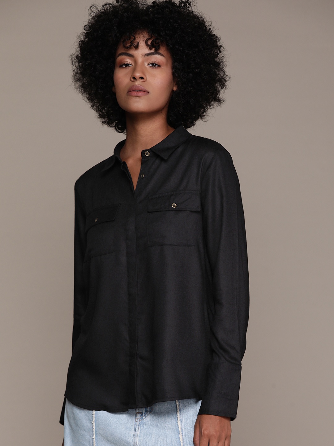 

Roadster Relaxed Casual Shirt, Black