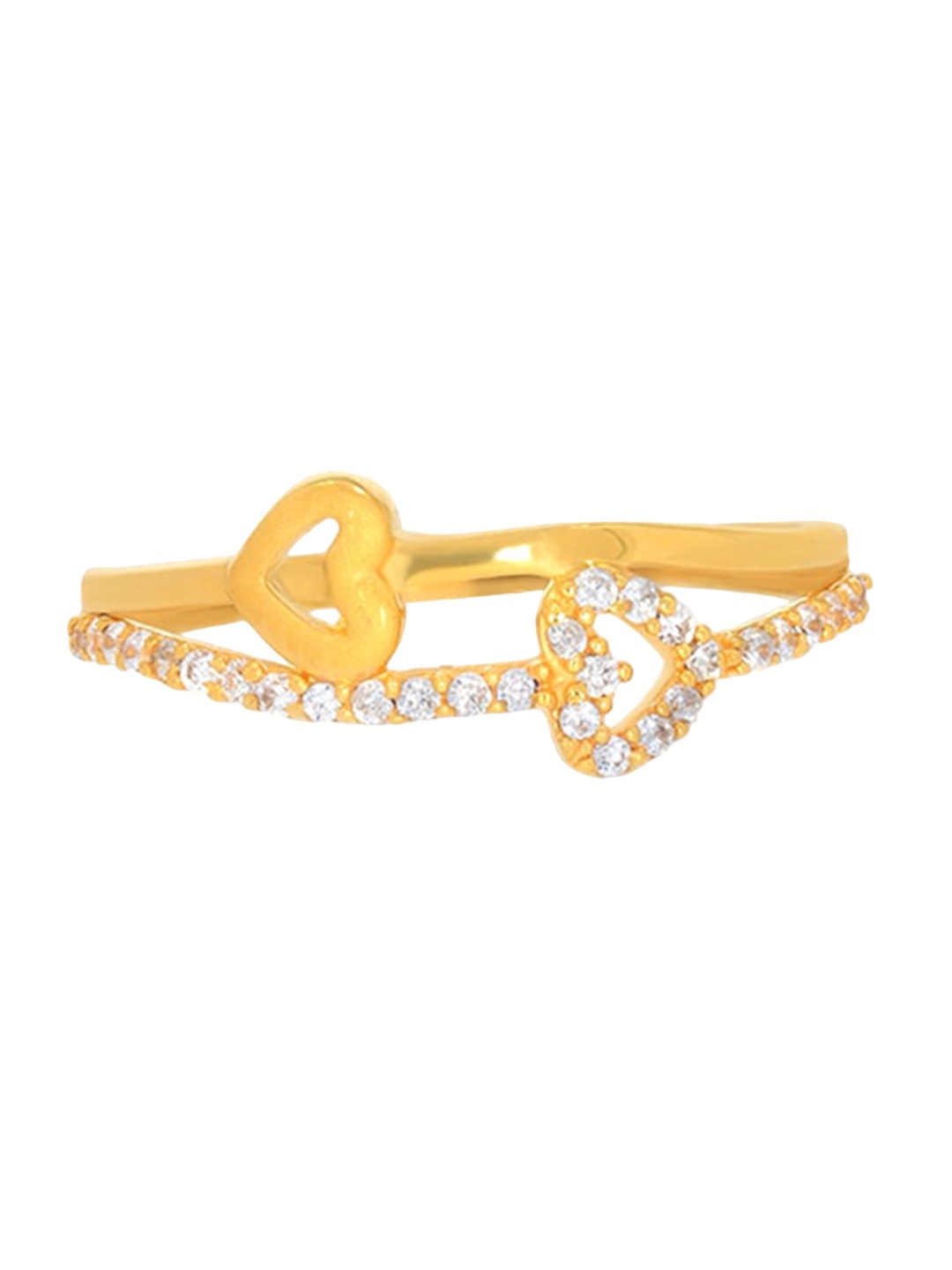 

BHIMA 22K Hallmark 916 Purity Yellow Gold Designer Stone Ring