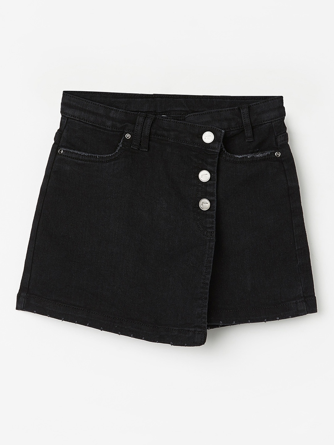 

Fame Forever by Lifestyle Girls A-Line Mini Skirt, Black