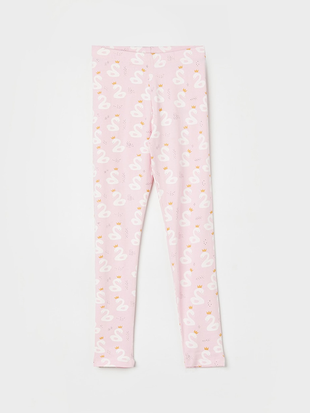 

Fame Forever by Lifestyle Girls Printed Ankle-Length Leggings, Pink