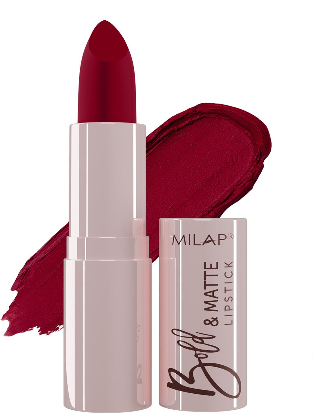 

MILAP Bold & Matte Lipstick 4.2g - Dare Devil 06, Maroon