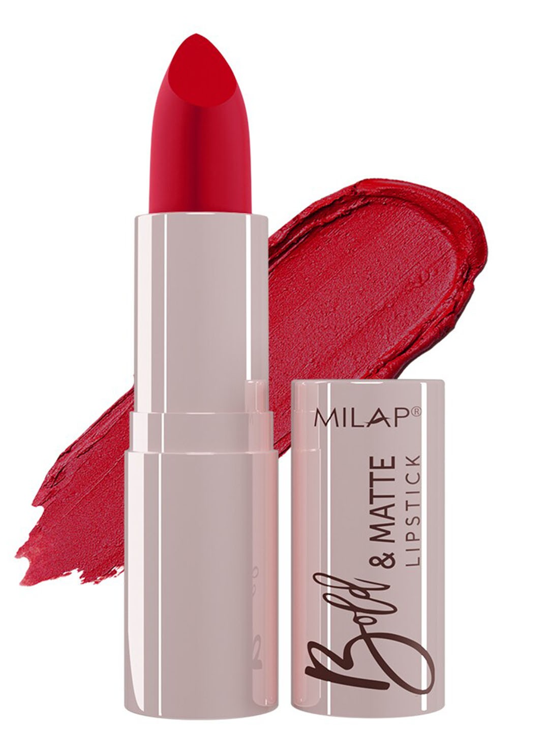 

MILAP Bold & Matte Lipstick 4.2g - Scarlet Seducation 02, Red