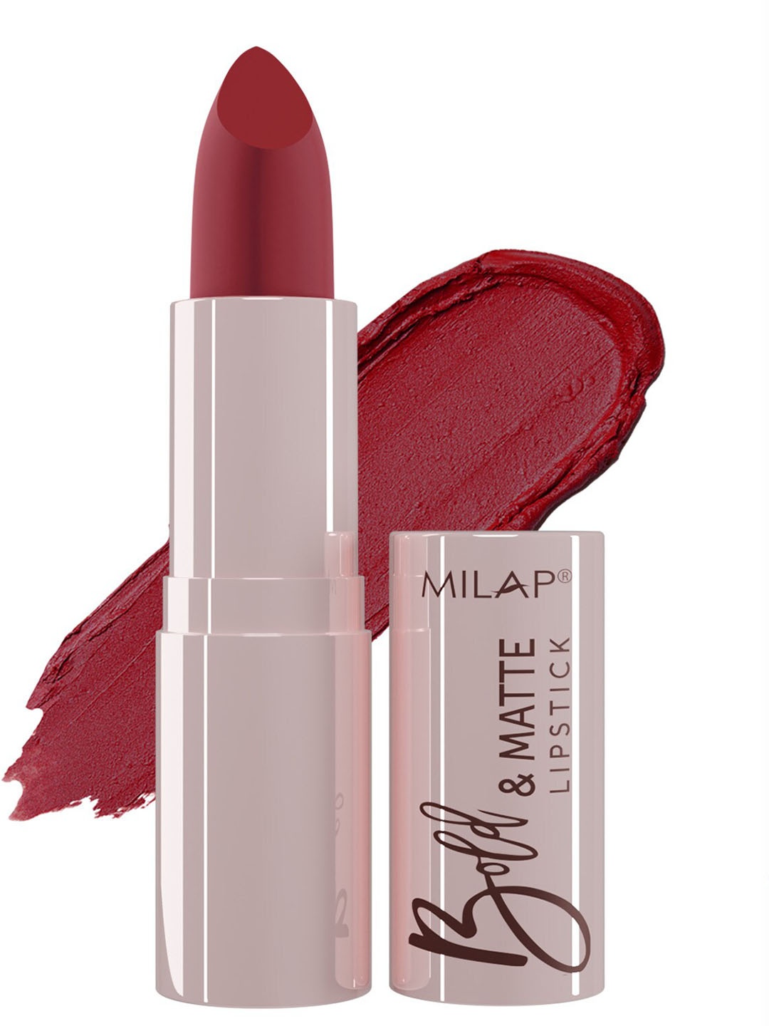 

MILAP Bold & Matte Lipstick 4.2g - Bold Bordeaux 07, Maroon