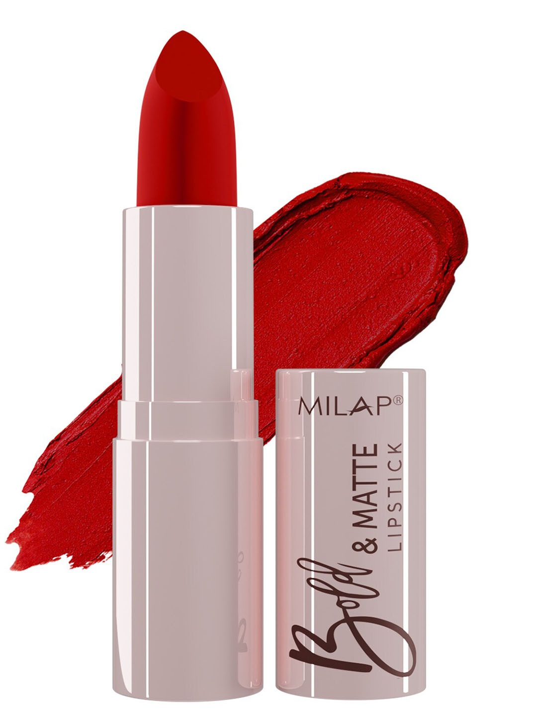 

MILAP Bold & Matte Lipstick 4.2g - Flaming Kiss 14, Red