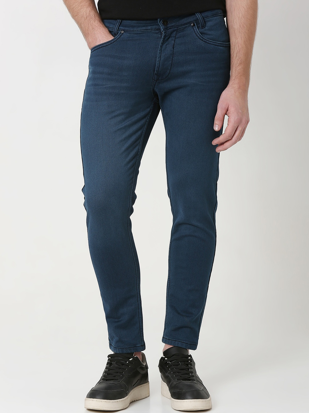 

Mufti Men Mid-Rise Tapered Fit Stretchable Jeans, Navy blue
