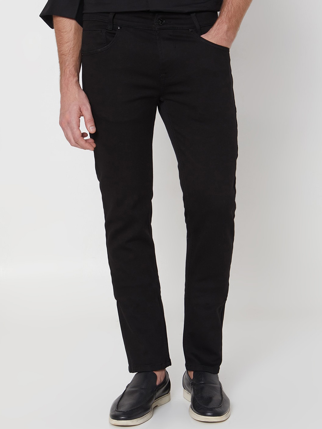 

Mufti Men Slim Fit Stretchable Jeans, Black