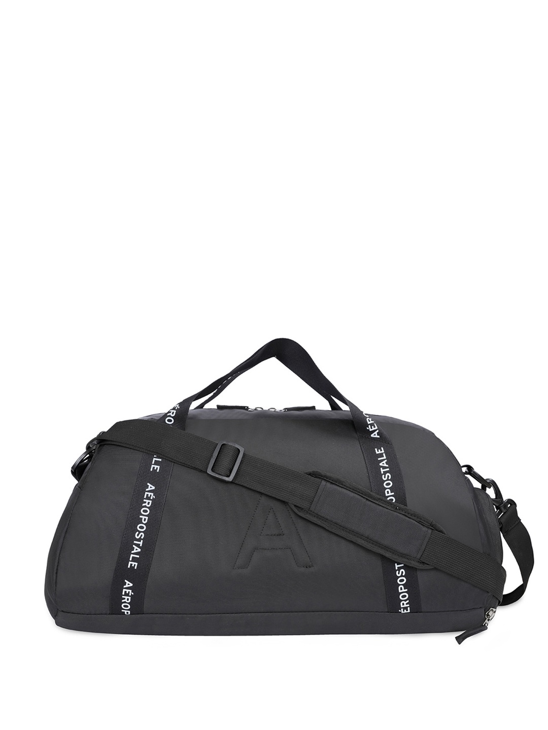 

Aeropostale Unisex Printed Medium Duffel Bag, Black