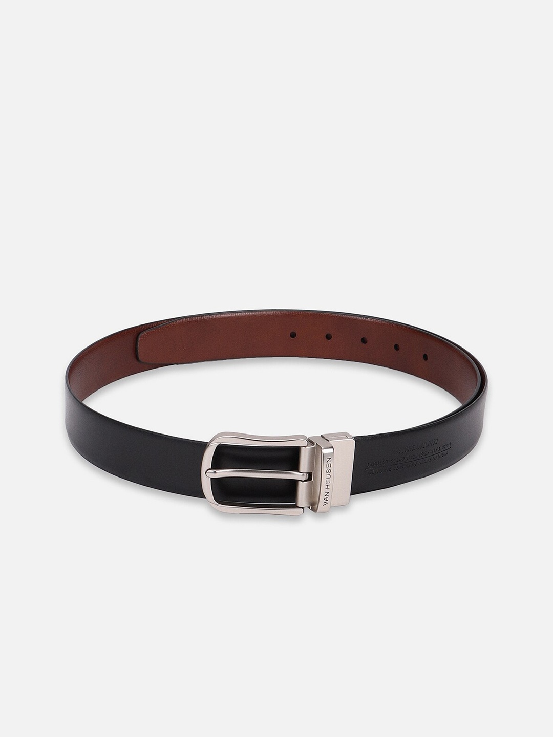 

Van Heusen Men Leather Formal Belt, Black