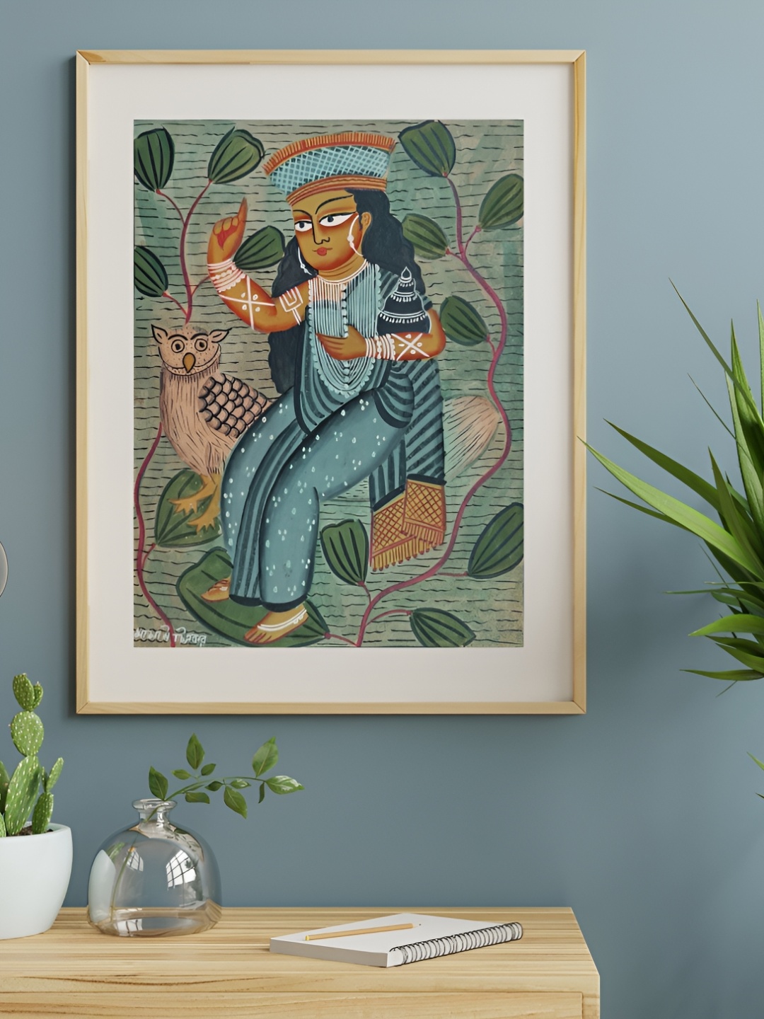 

Peepul Tree Blue & Brown Religious Wall Paintings