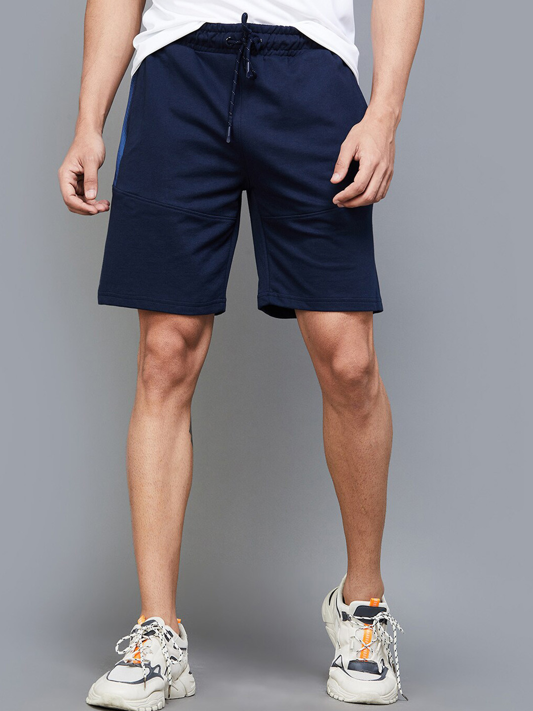 

Fame Forever by Lifestyle Men Mid-Rise Shorts, Navy blue