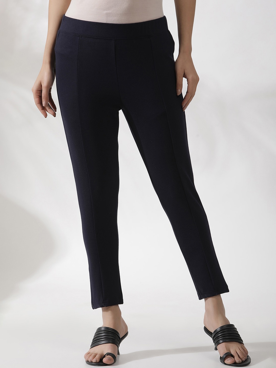 

W Ankle-Length Leggings, Blue