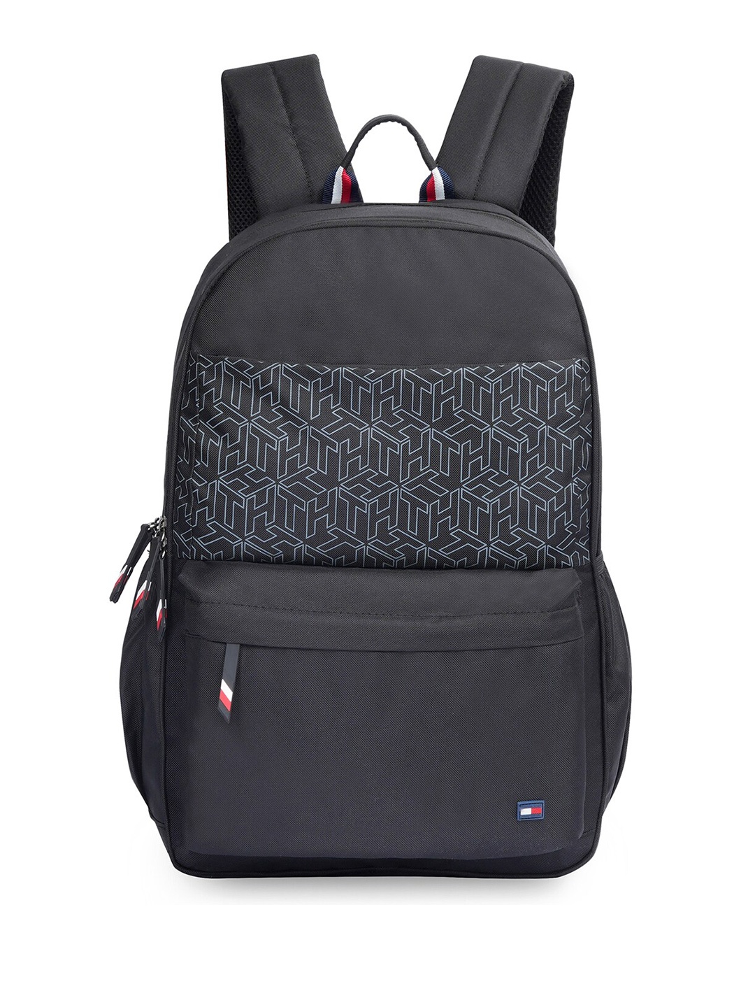 

Tommy Hilfiger Nicobar Geometric Printed Backpack, Black