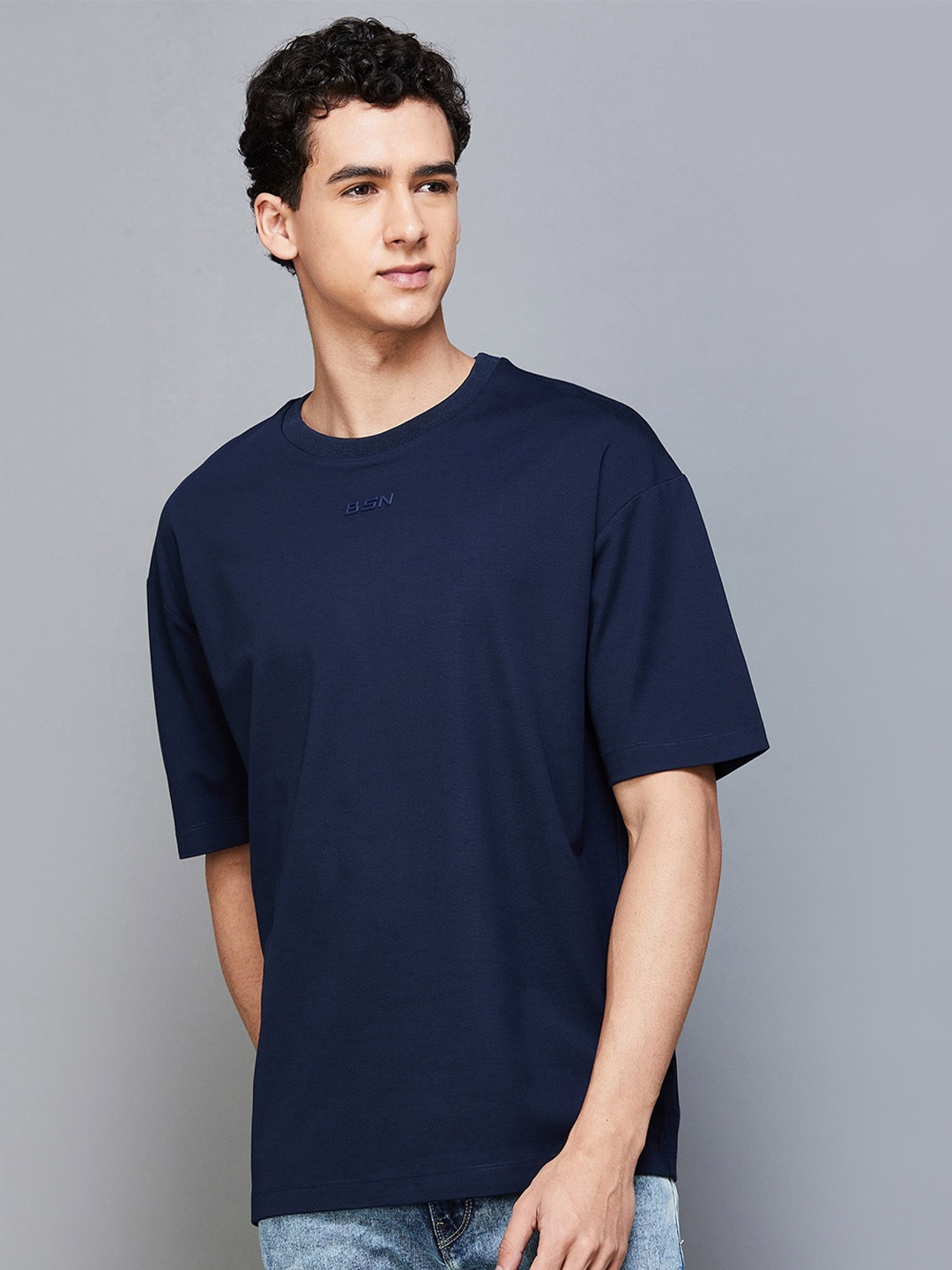 

Bossini Round Neck T-shirt, Blue