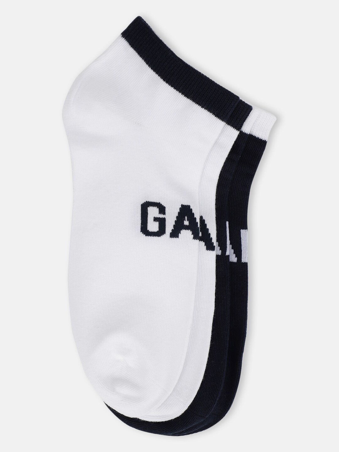 

GANT Men Pack of 2 Ankle Length Socks, Black