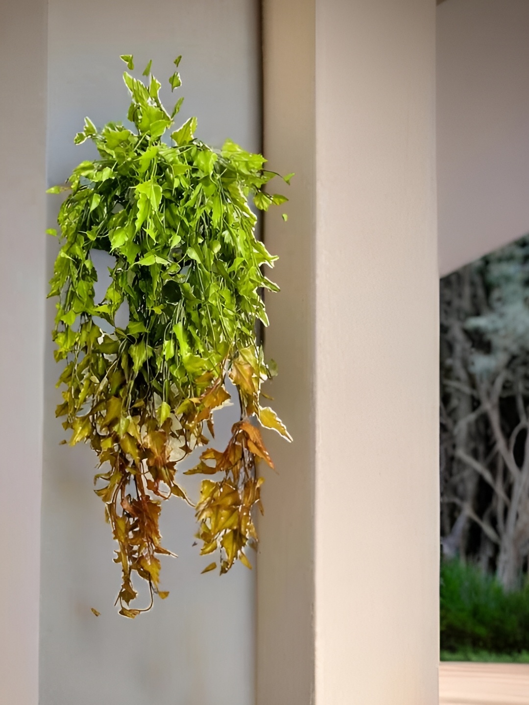 

Akaar Green 2 Pieces Hanging Artificial Flower