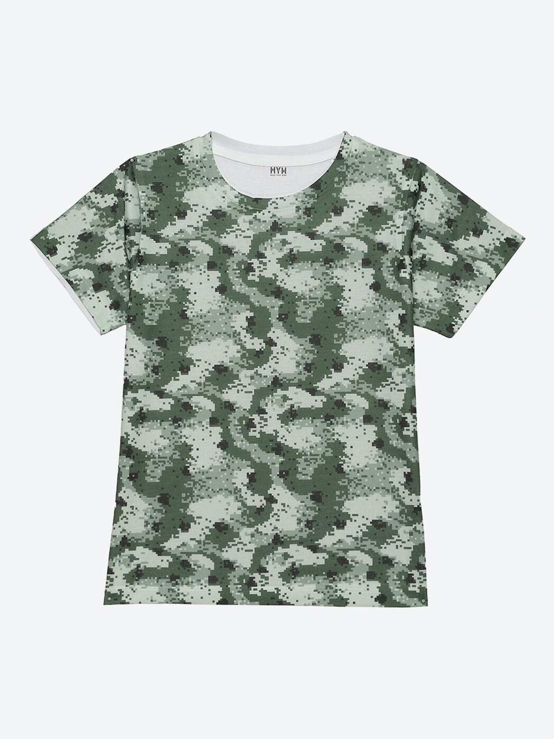 

Wear Your Mind Boys Graphic Printed Round Neck Casual T-shirt, Green