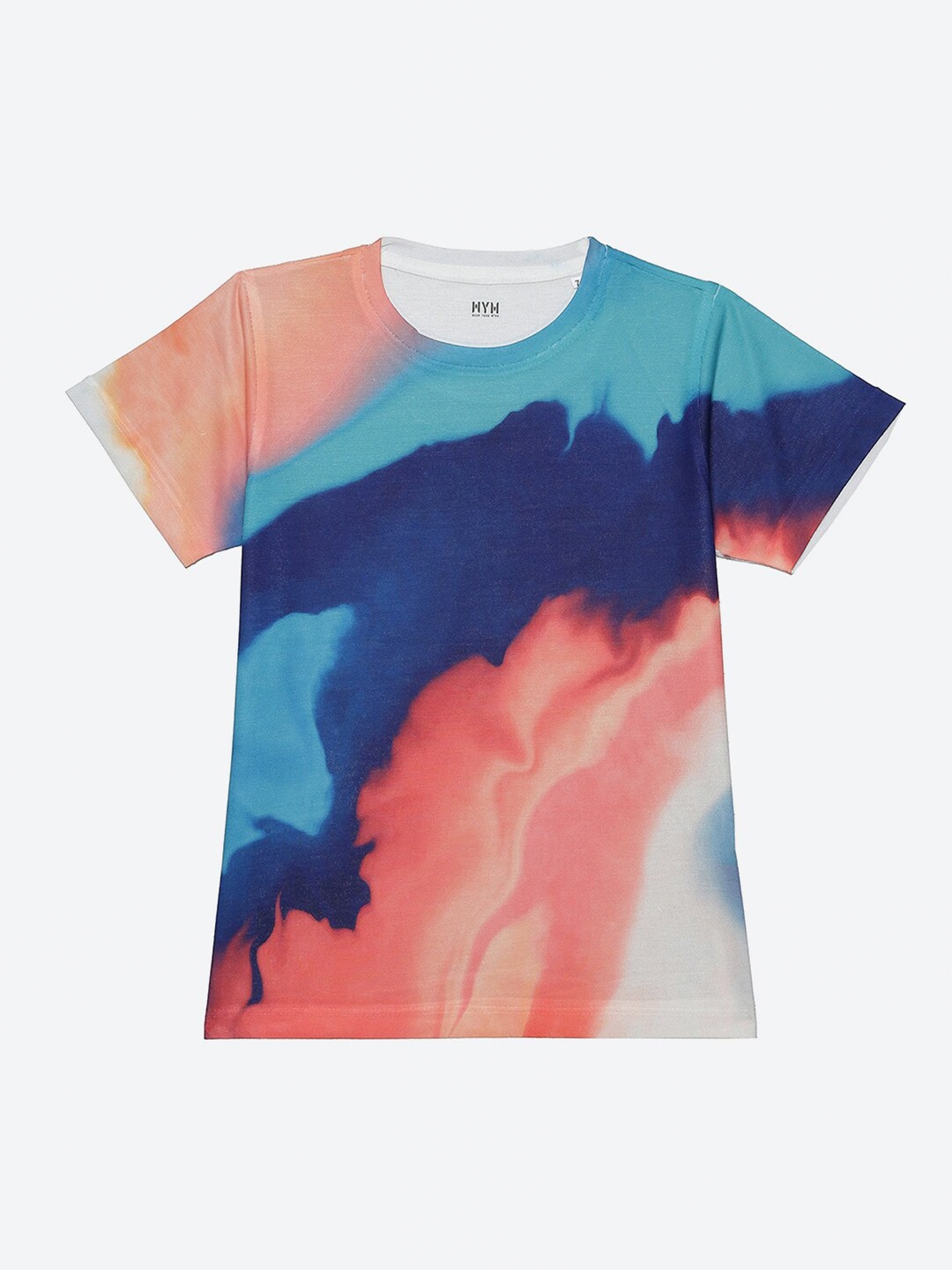 

Wear Your Mind Boys Colourblocked Printed T-shirt, Multi