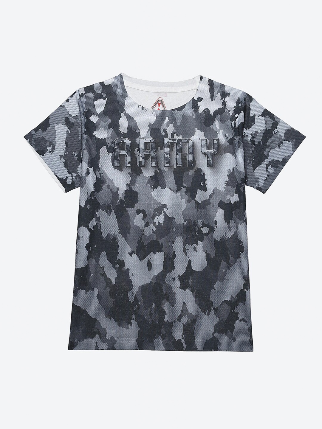 

Wear Your Mind Boys Printed Round-Neck T-shirt, Grey