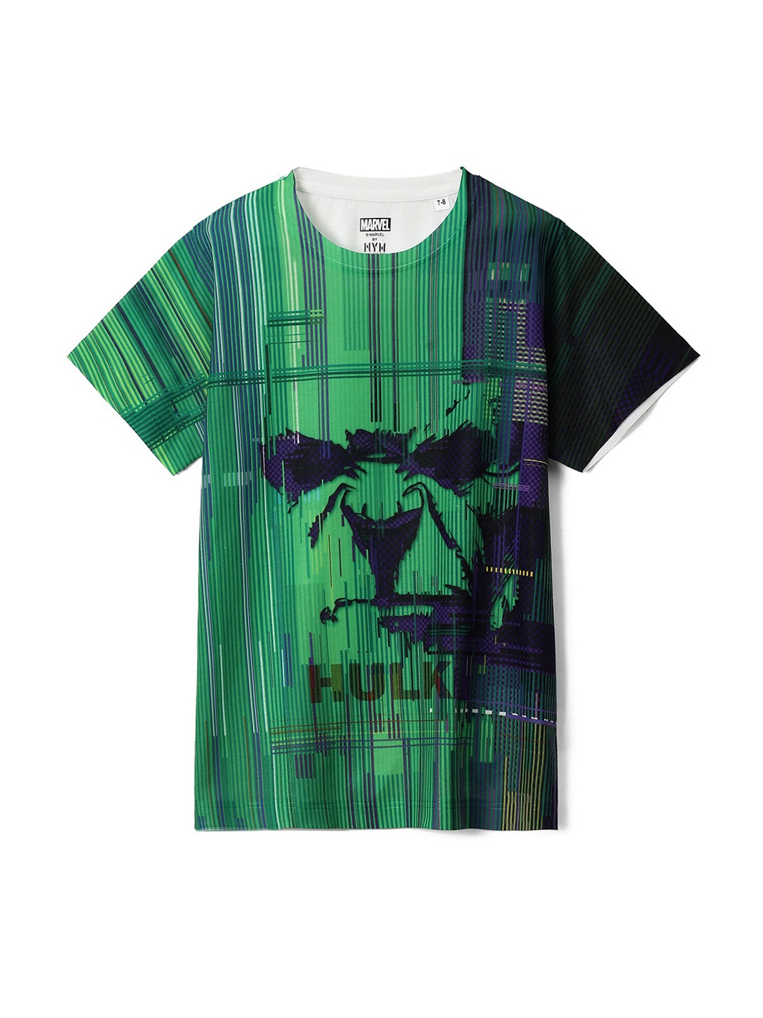 

Wear Your Mind Boys Hulk Printed Round Neck Casual T-shirt, Green
