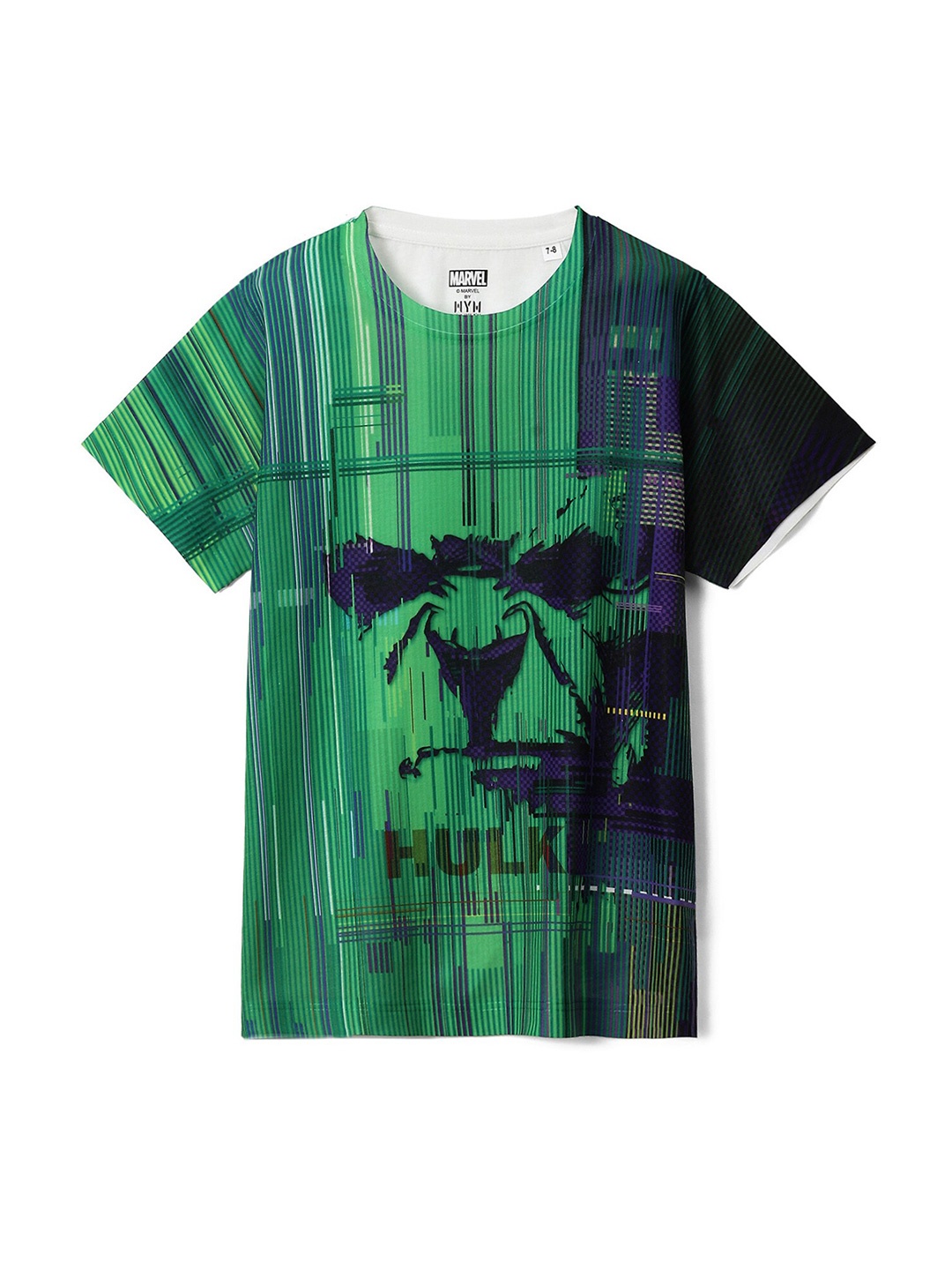 

Wear Your Mind Boys Hulk Printed Round Neck Casual T-shirt, Green