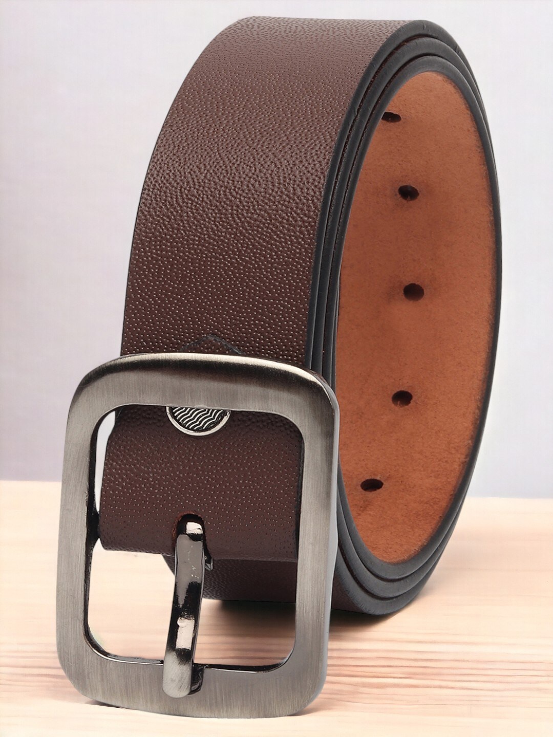 

Provogue Men Genuine Leather Formal Belt, Brown