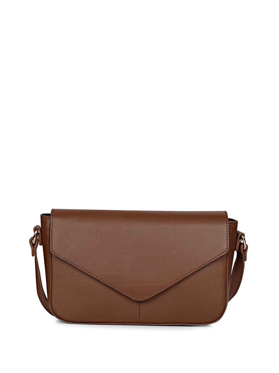

Saint G Leather Miniature Sling Bag, Brown