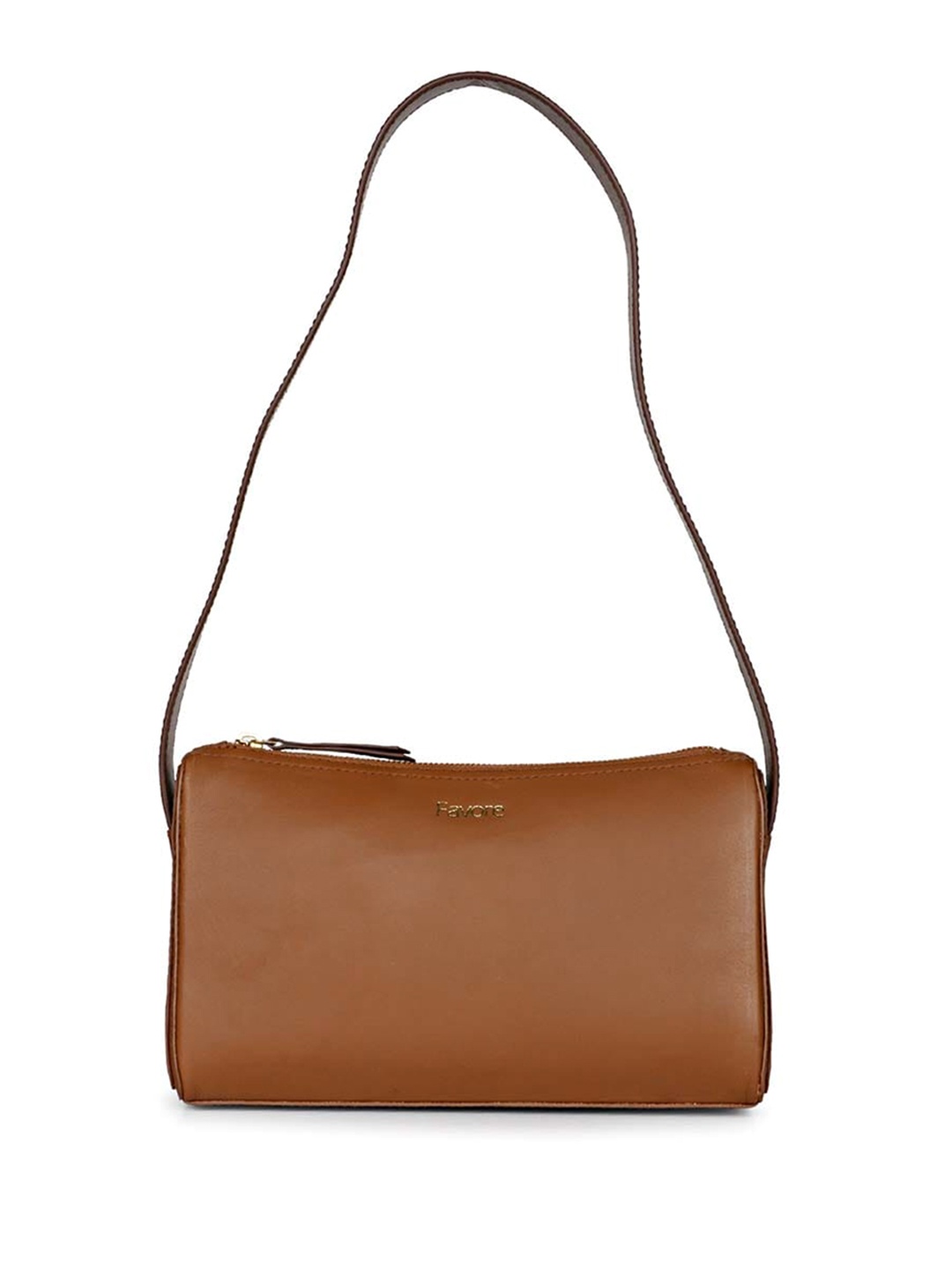 

Saint G Leather Structured Handheld Bag, Brown